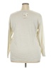 Baxter & Wells Metallic Silver Pullover Sweater Size 2X - photo 2