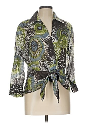 Lafayette 148 New York 3/4 Sleeve Blouse (view 1)