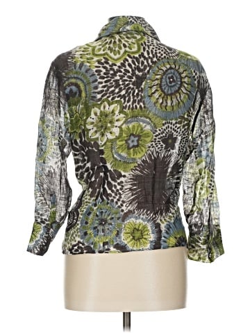 Lafayette 148 New York 3/4 Sleeve Blouse (view 2)