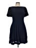Jessica Howard Solid Blue Casual Dress Size 10 (petite) - photo 1