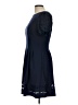 Jessica Howard Solid Blue Casual Dress Size 10 (petite) - photo 5