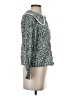 Maje Floral Green Long Sleeve Blouse Size Sm (1) - photo 4