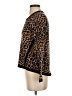 Milly Animal Print Brown Pullover Sweater Size P (petite) - photo 5