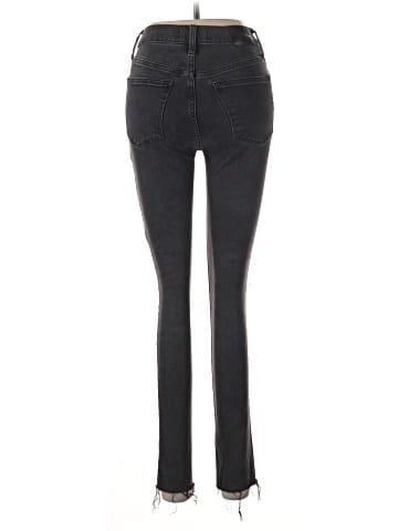 Madewell 9" Mid-Rise Skinny Jeans in Black Sea (view 2)
