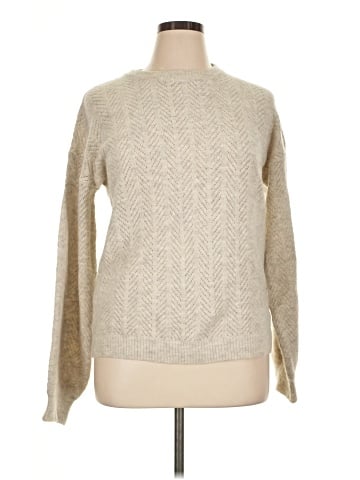 Hem & Thread Pullover Sweater (view 1)