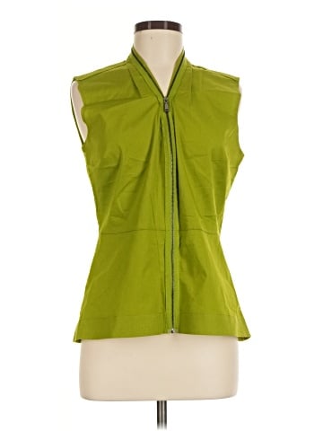 Elie Tahari Sleeveless Button-Down Shirt (view 1)