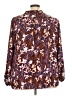 RACHEL Rachel Roy 100% Polyester Paisley Brown Long Sleeve Blouse Size 3X - photo 2
