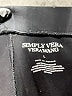 Simply Vera Vera Wang Solid Black Active Pants Size L - photo 7