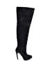 Elie Tahari 100% Leather Solid Black Boots Size EU 38 1/2 - photo 1