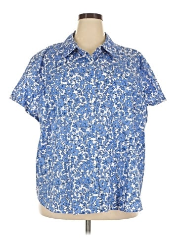 St. John's Bay Short Sleeve Button-Down Shirt (view 1)