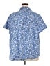 St. John's Bay Paisley Blue Short Sleeve Button-Down Shirt Size 3X - photo 2