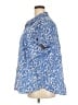 St. John's Bay Paisley Blue Short Sleeve Button-Down Shirt Size 3X - photo 5