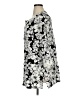 Cathy Daniels Floral Black Long Sleeve Henley Size 1X - photo 5