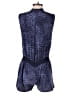 Rebecca Taylor 100% Silk Animal Print Blue Romper Size 2 - photo 2