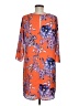 Allison Joy Print Orange Casual Dress Size M (estimated) - photo 2