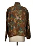 Sanctuary 100% Linen Print Brown Windbreaker Size S - photo 2