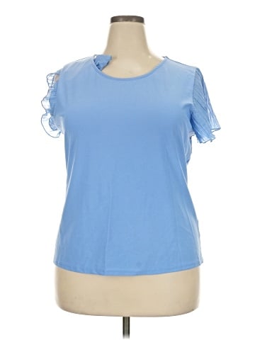 Ashley Blue Short Sleeve T-Shirt (view 1)