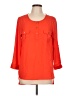 Live 4 Truth 100% Polyester Orange 3/4 Sleeve Blouse Size L - photo 1