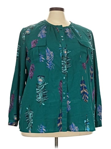 Jaclyn Smith Long Sleeve Blouse (view 1)