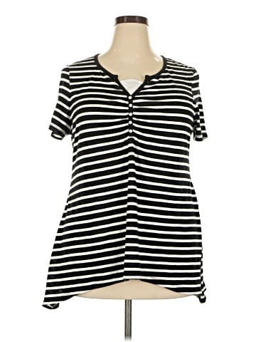 Fashion Avenue Short Sleeve Henley (view 1)