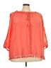 Zac & Rachel Orange 3/4 Sleeve Blouse Size 3X - photo 1