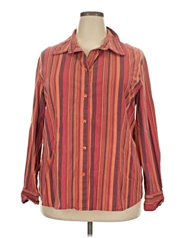 Sag Harbor Long Sleeve Button-Down Shirt (view 1)