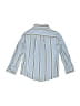 Janie and Jack 100% Cotton Stripes Blue Long Sleeve Button-Down Shirt Size 2T - photo 2