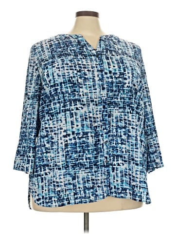 Faded Glory 3/4 Sleeve Blouse (view 1)