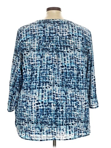 Faded Glory 3/4 Sleeve Blouse (view 2)