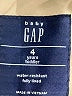 Baby Gap 100% Nylon Tan Raincoat Size 4T - photo 3
