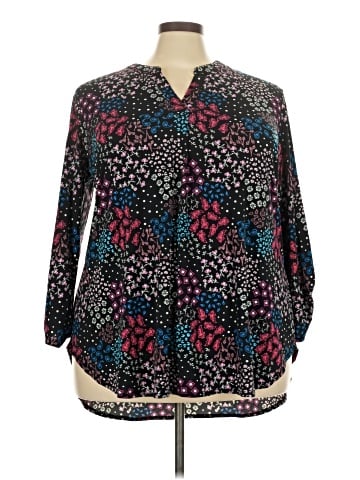 Cato 3/4 Sleeve Blouse (view 1)
