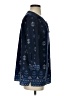 fleur bleue 100% Polyester Aztec Or Tribal Print Blue 3/4 Sleeve Blouse Size S - photo 4