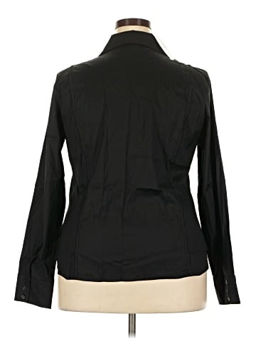 White House Black Market Long Sleeve Blouse (view 2)