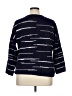 Nic + Zoe Stripes Blue Pullover Sweater Size XL - photo 2