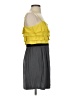 Elle 100% Polyester Color Block Gray Casual Dress Size S - photo 4