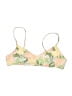 Xhilaration Tropical Yellow Swimsuit Top Size L - photo 1