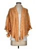 Free People 100% Viscose Orange Kimono Size S - photo 1