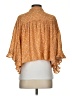 Free People 100% Viscose Orange Kimono Size S - photo 2