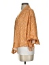 Free People 100% Viscose Orange Kimono Size S - photo 5