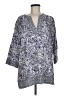 Sigrid Olsen 100% Linen Blue 3/4 Sleeve Blouse Size M - photo 1