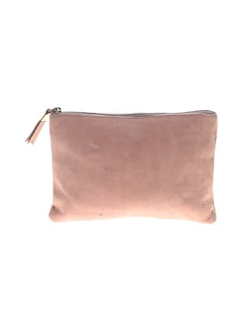 Madewell The Leather Pouch Clutch in Nubuck Leather (view 1)