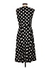 Taylor Polka Dots Black Cocktail Dress Size 4 - photo 2