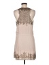 Parker 100% Silk Tan Cocktail Dress Size M - photo 2