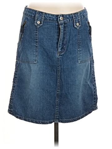 Squeeze Denim Skirt (view 1)