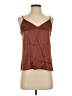 Babaton 100% Acetate Brown Sleeveless Blouse Size S - photo 1