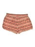 Joie Print Red Shorts Size M - photo 2
