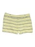 Ann Taylor LOFT Stripes Yellow Shorts Size 10 - photo 1