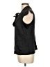 Alfani Black Sleeveless Button-Down Shirt Size 10 - photo 5