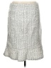 Monroe and Main Houndstooth Plaid White Gray Casual Skirt Size 10 - photo 2