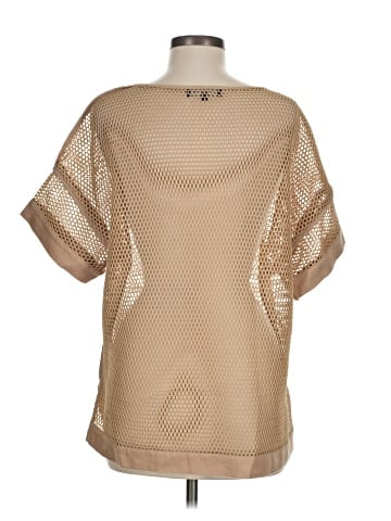 Lafayette 148 New York Short Sleeve Blouse (view 2)